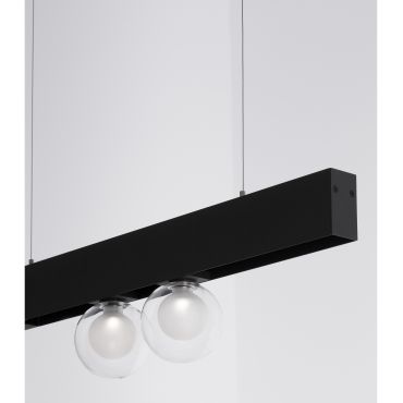Nova Luce Karma - armatuur voor magnetisch profielsysteem - Ø 10 x 15 cm - 5W LED incl. - zwart