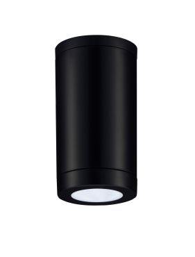 Nova Luce Spot - buiten plafondverlichting - Ø 7,6 x 14 cm - IP54 - zandzwart