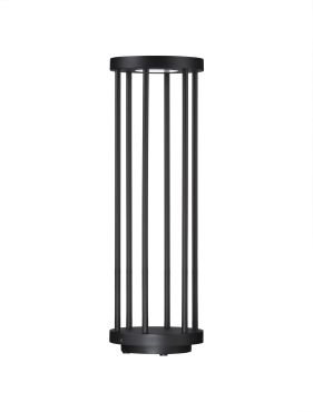 Nova Luce Nereus - tuinpaal - Ø 16 x 50 cm - 8W LED incl. - IP65 - donker antraciet