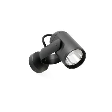 Faro Slot - buiten wandlamp - 20 x 7,7 x 7,7 cm - 13W LED incl. - IP65 - mat zwart