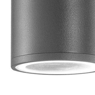 Nova Luce Nodus - buiten wandlamp - 11 x 10,4 x 6,5 cm -  IP54 - donkergrijs