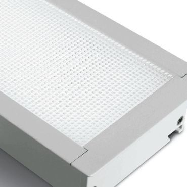 ONE Light UGR19 Recessed LED Linear Profiles - plafondverlichting - 121 x 8 x 5,5 cm - 40W LED incl. - wit - warm witte lichtkleur