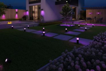 Calex Smart Garden Post - dimfunctie en instelbare lichtkleur via app - Ø 7,6 x 44,5 cm - 4W LED incl. - IP54