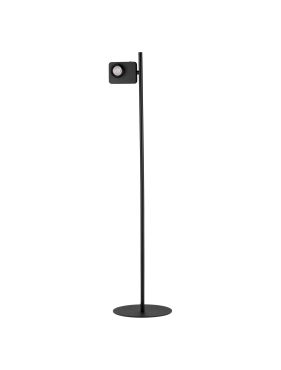Nova Luce Kedros - vloerlamp - Ø 30 x 131 cm - 9W dimbare LED incl. - zwart