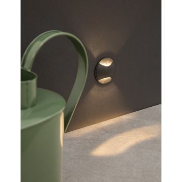 Nova Luce Joya - buiten wandverlichting - 6,5 x 4 x 6 cm - 3W LED incl. - IP65 - zandzwart