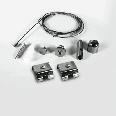 ONE Light Up &amp; Down LED Linear Profiles - hanglamp - 117,5 x 2,2 x 8,5 cm - 40W LED incl. - zwart - warm witte lichtkleur