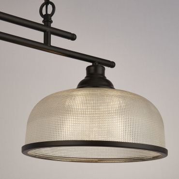 Searchlight Highworth - hanglamp - 75 x 120 cm - mat zwart