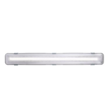 Nordlux Works LED Batten - 65,3 cm - 1x 10W LED incl. - IP65 - grijs