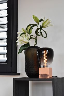 Calex Kiruna Gris Gradient LED lamp - Ø 14 x 20 cm - E27 - 5W dimbaar - 1800K - gerookt