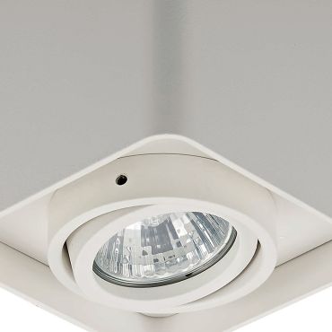SHOWROOMMODEL - Zuma Line Quadry SL 1 - opbouwspot 1L - 10 cm - wit