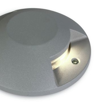 ONE Light Ground Surface Mounted Range - grondspot - Ø 20 x 4,2 cm - 2 x 6W LED incl. - IP67 - grijs