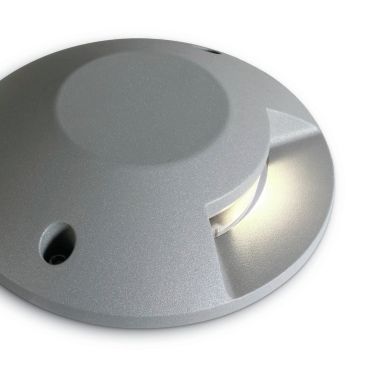 ONE Light Ground Surface Mounted Range - grondspot - Ø 20 x 4,2 cm - 6W LED incl. - IP67 - grijs