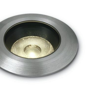 ONE Light Dark Light Inground Range - grondspot voor buiten - Ø 55 mm, Ø 50 mm inbouwmaat - 3W dimbare LED incl. - IP67 - aluminium