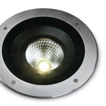 ONE Light COB Inground Adjustable Range - grondspot voor buiten - Ø 270 mm, Ø 330 mm inbouwmaat - 30W dimbare LED incl. - IP67 - roestvrij staal