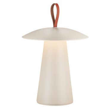 Nordlux Ara To-Go 2 - buiten tafellamp op batterijen - Ø 19,7 x 29,2 cm - 2W dimbare LED incl. - IP54 - zand