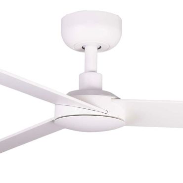 Faro Rudder S - plafondventilator - Ø 106 cm - mat wit en essen