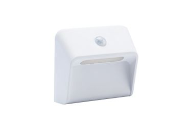 Integral LED SensorLux - kastverlichting met bewegingssensor en oplaadbare batterij - 7,6 x 3,1 x 8,6 cm - 0,4W LED incl. - wit