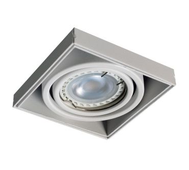 Zuma Line Oneon DL50-1 - inbouwspot met instelbare opbouwhoogte - 88 x 88 mm, 89 x 89 mm inbouwmaat - wit