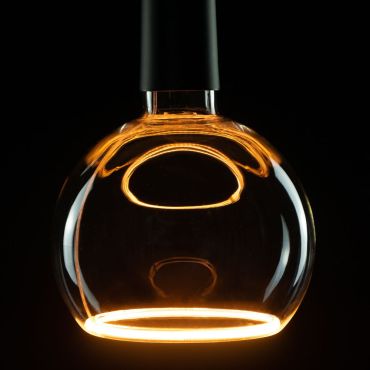 Segula LED lamp - Floating Line - Ø 20 x 18,5 cm - E27 - 6W dimbaar - 1900K - gerookt
