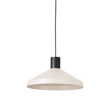Faro Kombo - hanglamp - Ø 40 x 20,5 cm - beige en zwart