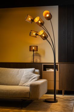 ETH Laser - vloerlamp - Ø 15 x 200 cm -  zwart