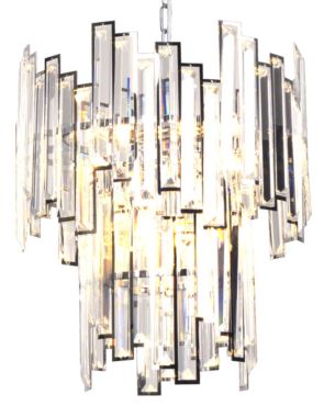 Maxlight Nemo - luster - Ø 40 x 140 cm - chroom