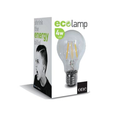 ONE Light Retro LED lamp - Ø 6 x 10,5 cm - E27 - 4W - niet-dimbaar - 2700K