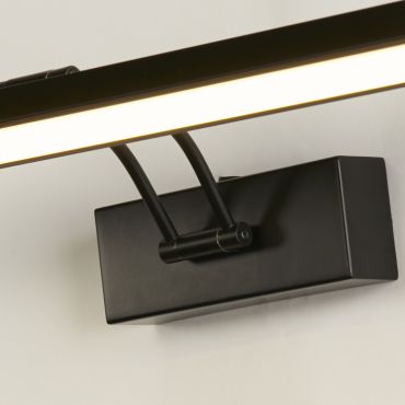 Searchlight Rhodes - wandverlichting - 61 x 18 cm - 14W LED incl. - zwart