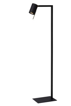 Lucide Lesley - staanlamp - 128cm - zwart