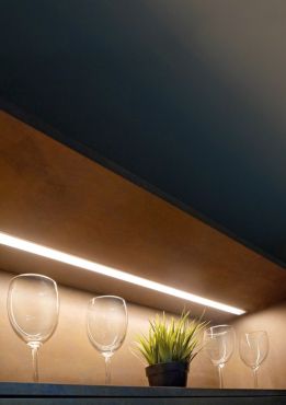 KLUS Micro-NK - LED profiel - 1,3 x 2,22 cm - zwart