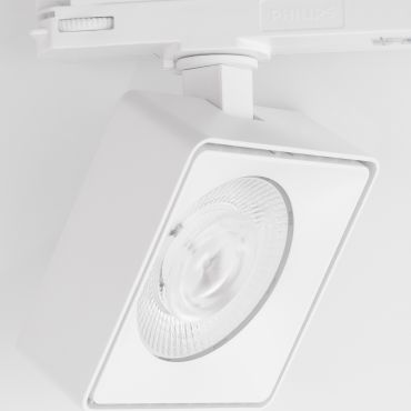 Nova Luce Roler - 3-fase railspot - 9,5 x 9,5 x 15,5 cm - 20W LED incl. - zandwit