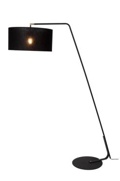 Lucide Kelso - vloerlamp - 180 cm - zwart