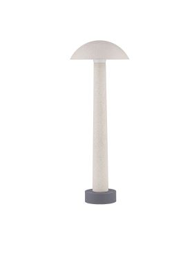 Nova Luce Tura - tuinpaal - Ø 20 x 55 cm - 7W LED incl. - IP65 - wit
