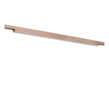 Lucide Linial Glyxx - magnetisch railsysteem - railspot - 60,2 x 1,9 x 2,7 cm - 20W LED incl. - dimfunctie en instelbare lichtkleur via app - champagne