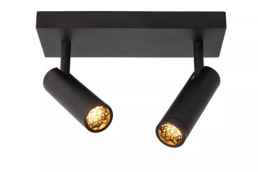Lucide Grado - opbouwspot 2L - 25 x 10 x 23 cm - zwart