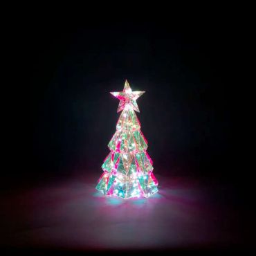 Konstsmide Diamond x-mas tree - tafellamp - 24 x 24 x 30 cm - multicolor