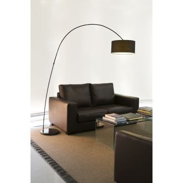 Faro Papua - staanlamp - 200 cm - mat zwart