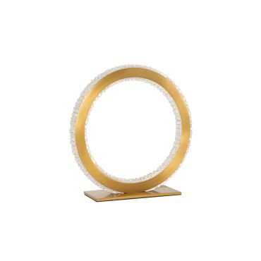 Nova Luce Cilion - tafellamp - 25 x 7 x 30 cm - 2W LED incl. - messing goud