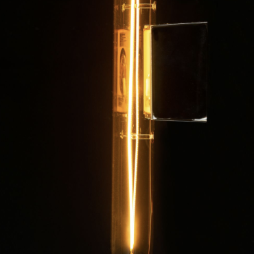 Segula LED lamp - Linear - Ø 3 x 30 cm - S14d - 4W dimbaar - 2700K - amber