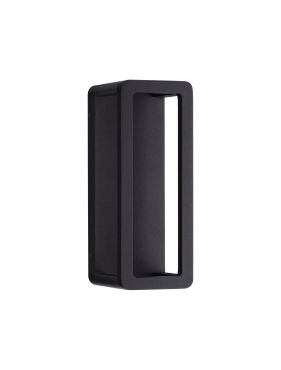 Nova Luce Cosmic - buiten wandverlichting - 8,6 x 23 x 12,5 cm - 9W LED incl. - IP65 - donker antraciet