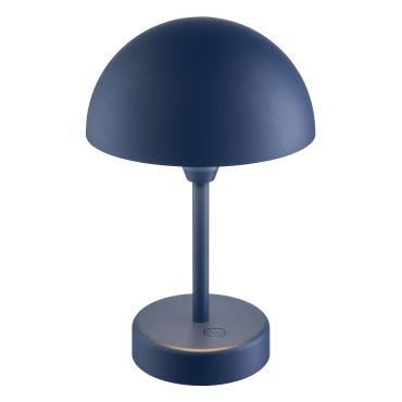 Nordlux Ellen To-Go - draadloze buiten tafellamp met laadstation - Ø 16 x 25 cm - 3 stappen dimbare - 3W LED incl. - IP44 - blauw