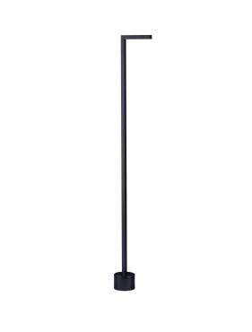 Nova Luce Pipe - tuinpaal - 11 x 94,5 cm - 5W LED incl. - IP65 - zandzwart