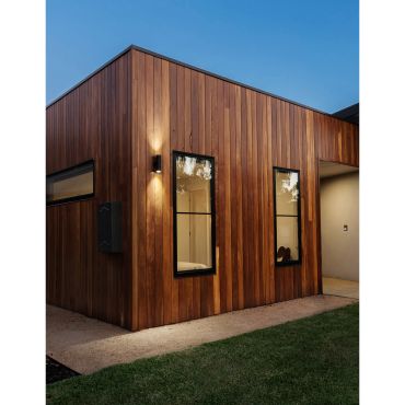 Nova Luce Limbio - buiten wandverlichting - 8 x 8,5 x 16 cm - IP44 - zwart