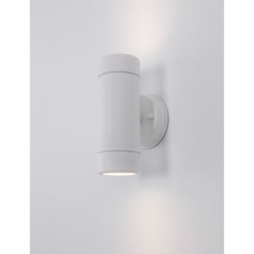 Nova Luce Limbio - buiten wandverlichting - 8 x 8,5 x 16 cm - IP44 - wit