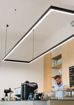 KLUS DES - LED profiel - 8,3 x 4,6 cm - zwart
