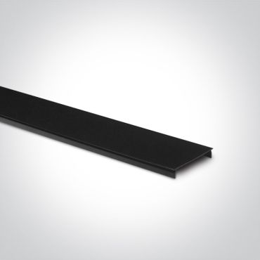 ONE Light magnetisch railsysteem MAXI - opbouwprofiel - 3 meter - 7,5 x 5 cm - zwart