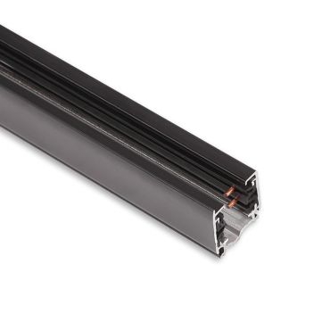 Maxlight Track - 3-fase railsysteem - 1m - zwart