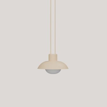New Garden Syros - oplaadbare hanglamp op batterij met afstandsbediening - Ø 20 x 9,5 cm - 9W dimbare LED incl. - IP54 - beige