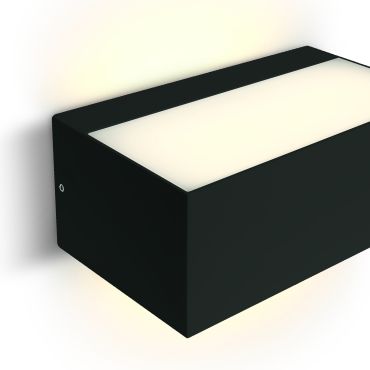 ONE Light Indoor/Outdoor Wall Lights - buiten wandverlichting - 23 x 10 x 9 cm - IP65 - antraciet