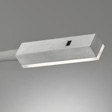 Fischer &amp; Honsel Raik - wandverlichting met gebarencontrole - 4 x 4 x 57 cm - 5W LED incl. - grijs